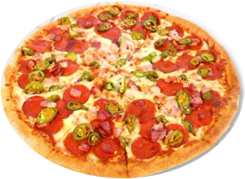 PIZZA JALAPE?A JAMON Y JALAPE?O